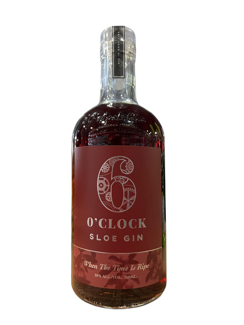 6 O'clock Sloe gin (750ml)