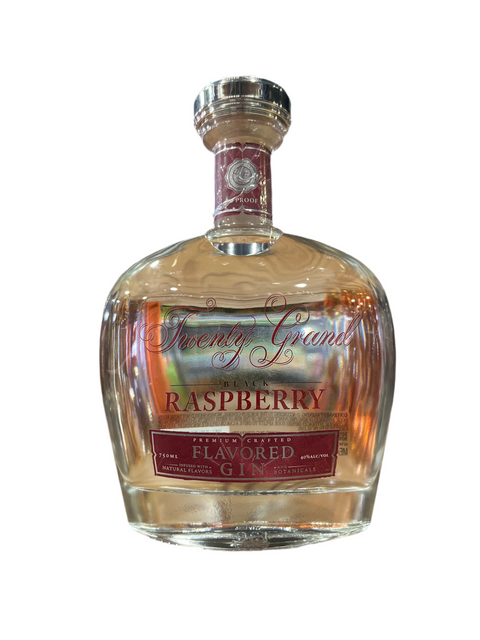 Twenty Grand Black Raspberry Flavored Gin (750ml)