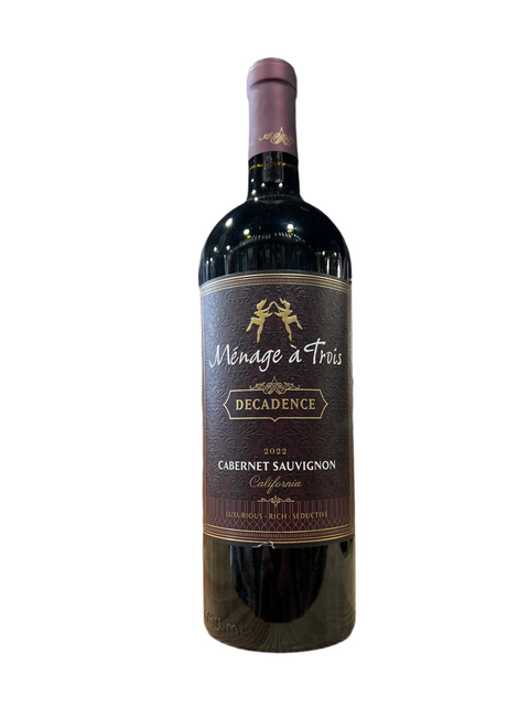 Menage A Trois Decadence Cabernet Saigignon (750ml)