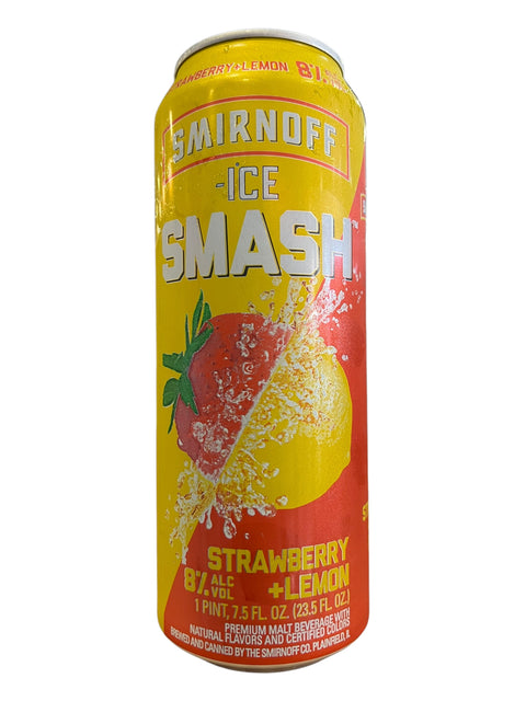 Smirnoff Ice Smash - Strawberry Lemon (23.5oz)