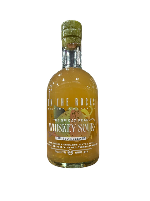 On The Rocks The Spiced Pear Whiskey Sour (375ml)