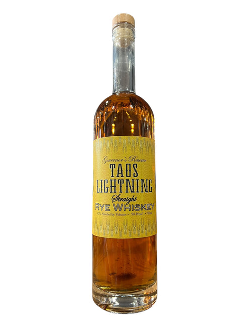 Taos Lightning Rye Whiskey Governor's Reserve