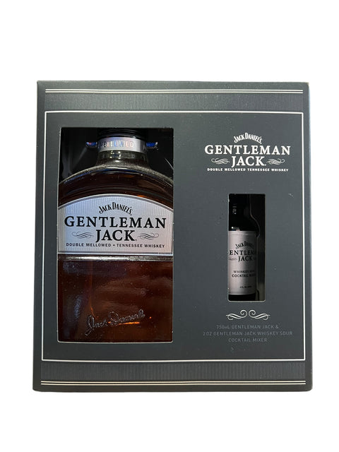 Gentleman Jack Double Mellowed (750ml) + Whiskey Sour Cocktail Mixer