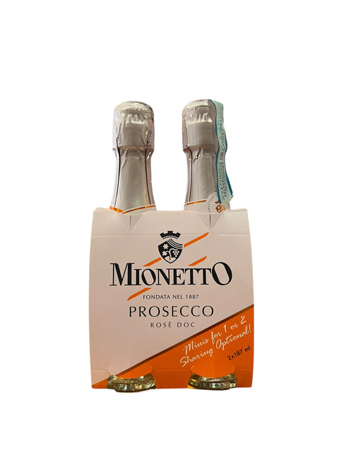 Mionetto Prosecco Rosé 2-pack (187ml)