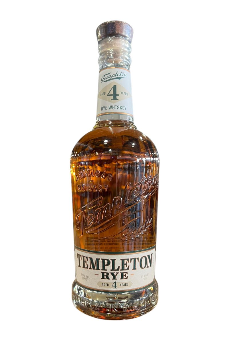 Templeton Rye Whiskey 4yr (750ml)