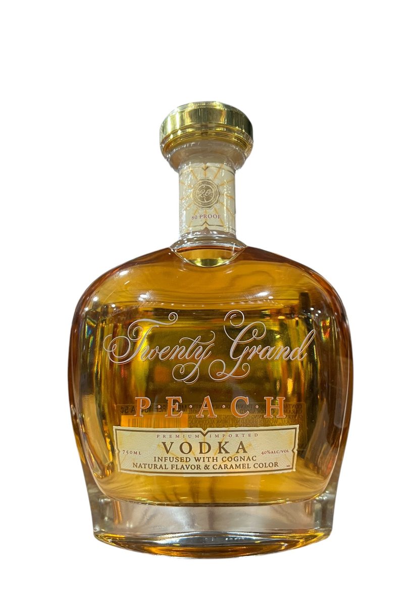 Twenty Grand Peach Vodka (750ml)