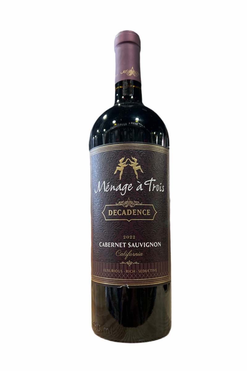 Menage A Trois Decadence Cabernet Sauvignon (750ml)