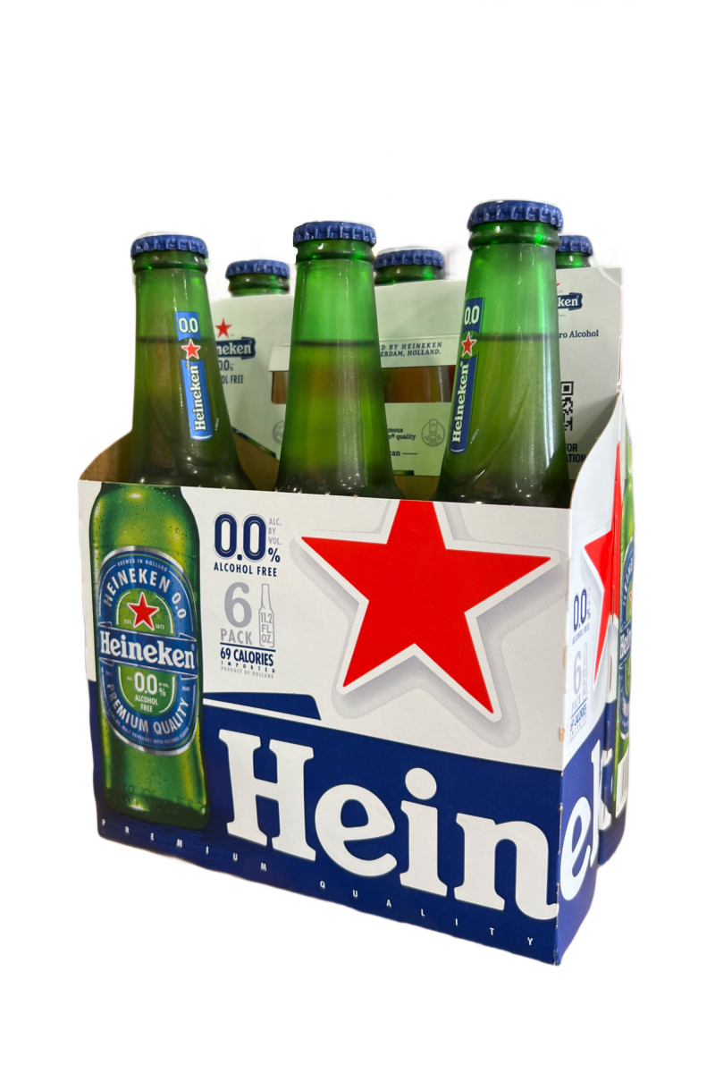 Heineken 0.0% Alcohol Free 6 Pack Bottle 12oz