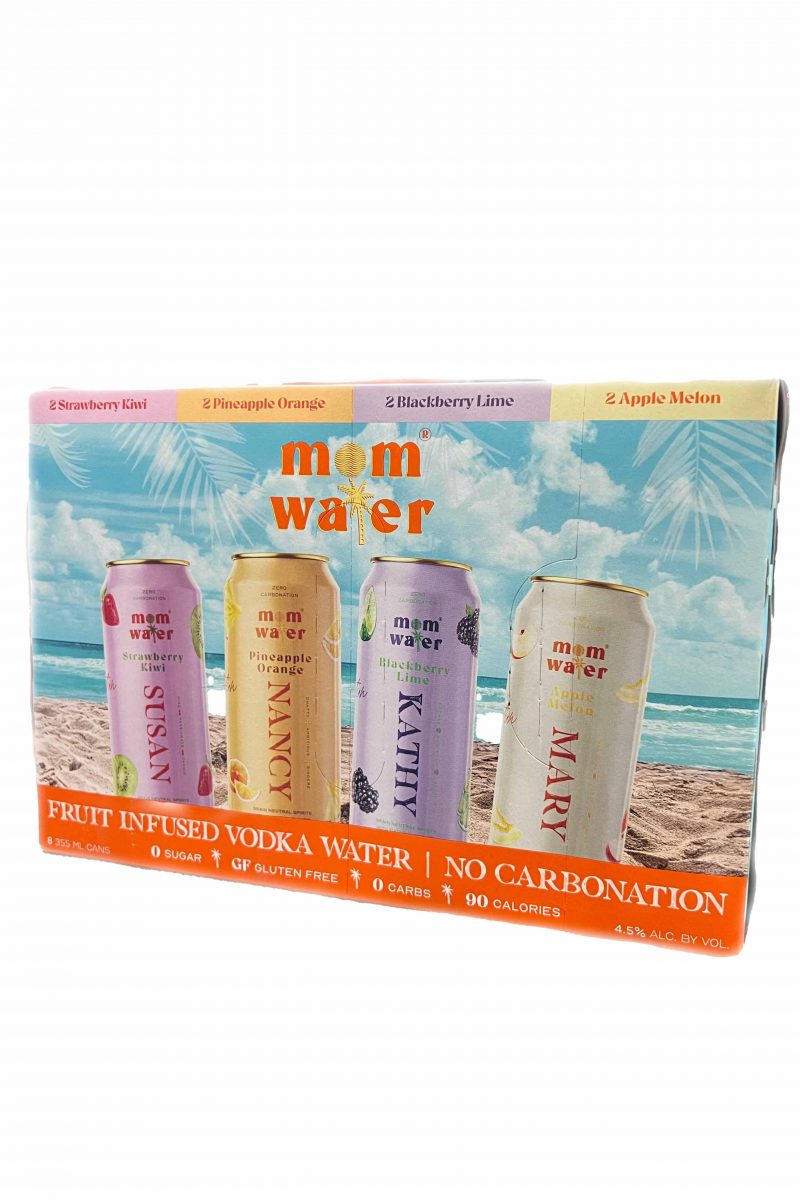 Mom Water Variety 8 Pack Can 12oz
