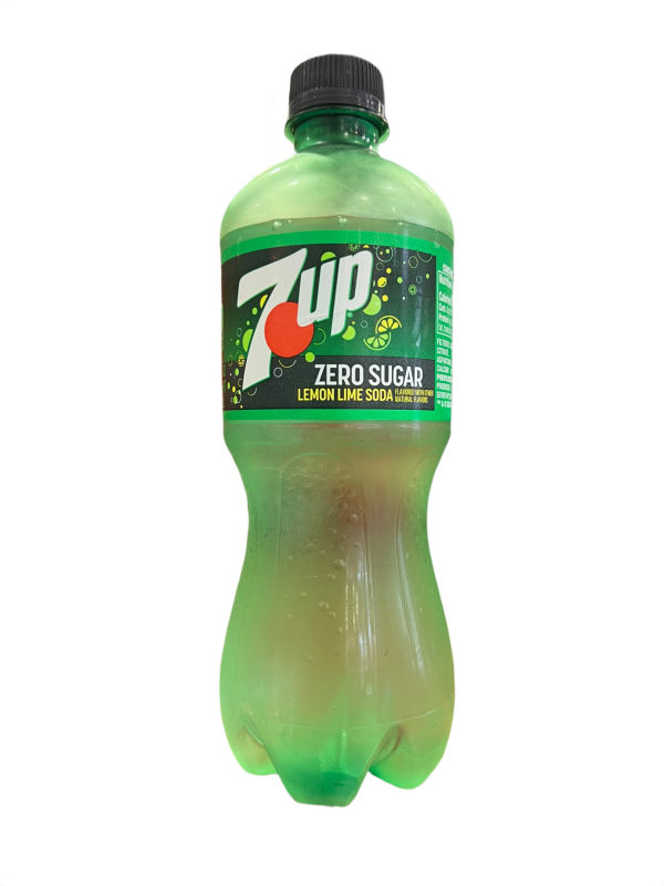 7up Lemon Lime Bottle Zero 20oz