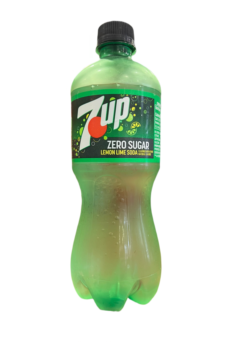 7up Lemon Lime Bottle Zero 20oz