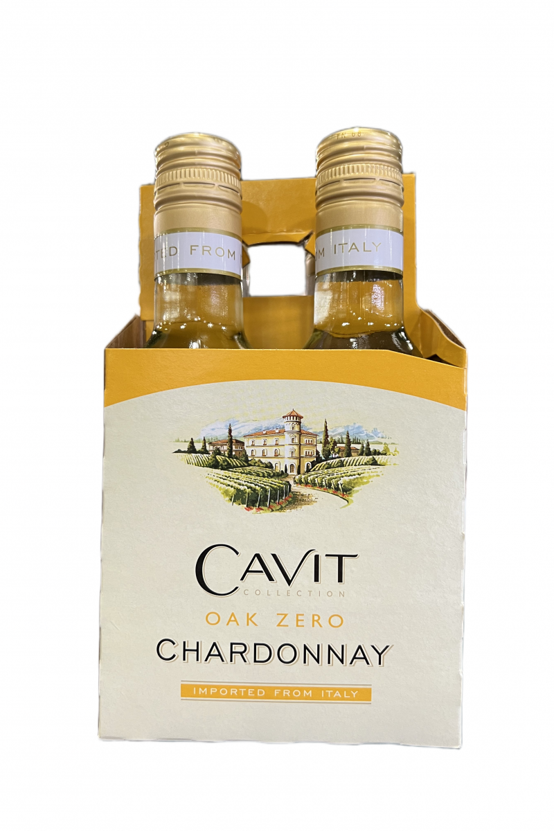 Cavit Chardonnay 4 Pack 187ml