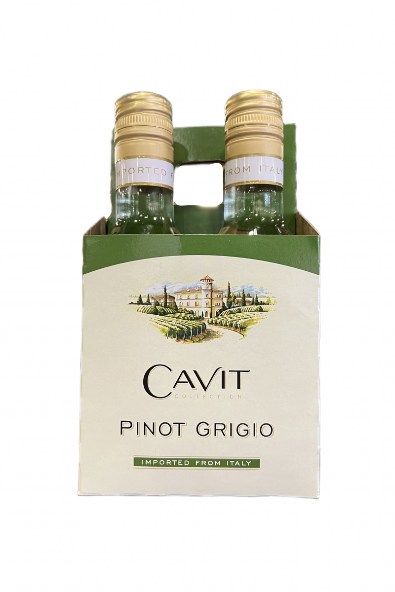 Cavit Pinot Grigio 4 Pack 187ml