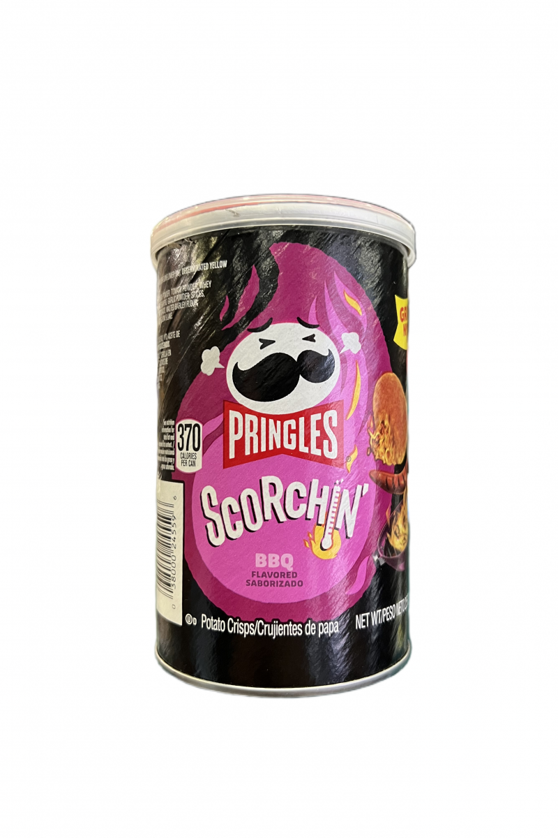 Pringles Potato Crisps Scorchin' BBQ 2.5oz
