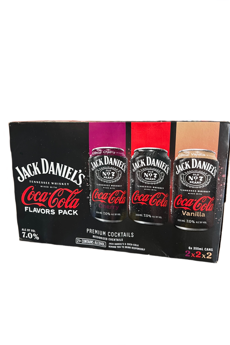 Jack Daniel's Coca Cola Flavors 6 Pack Can 12oz