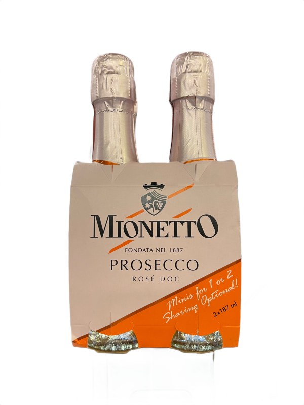 Mionetto Prosecco Rosé 2 Pack (187ml)
