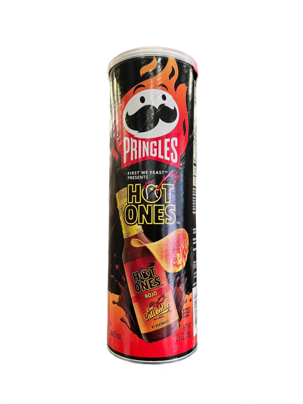 Pringles Potato Crisps Hot Ones Rojo 5.5oz