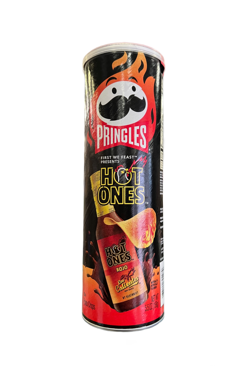 Pringles Potato Crisps Hot Ones Rojo 5.5oz
