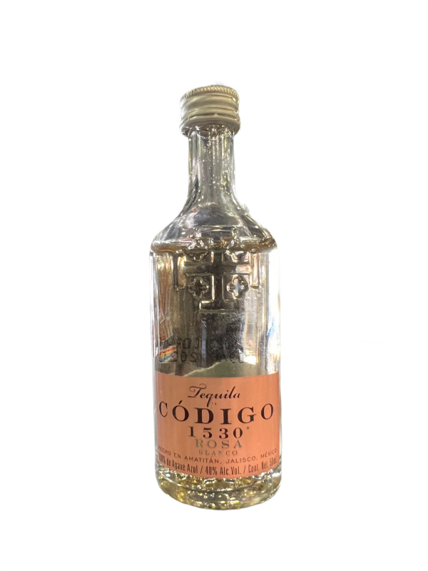 Código 1530 Tequila Rosa Blanco 50ml