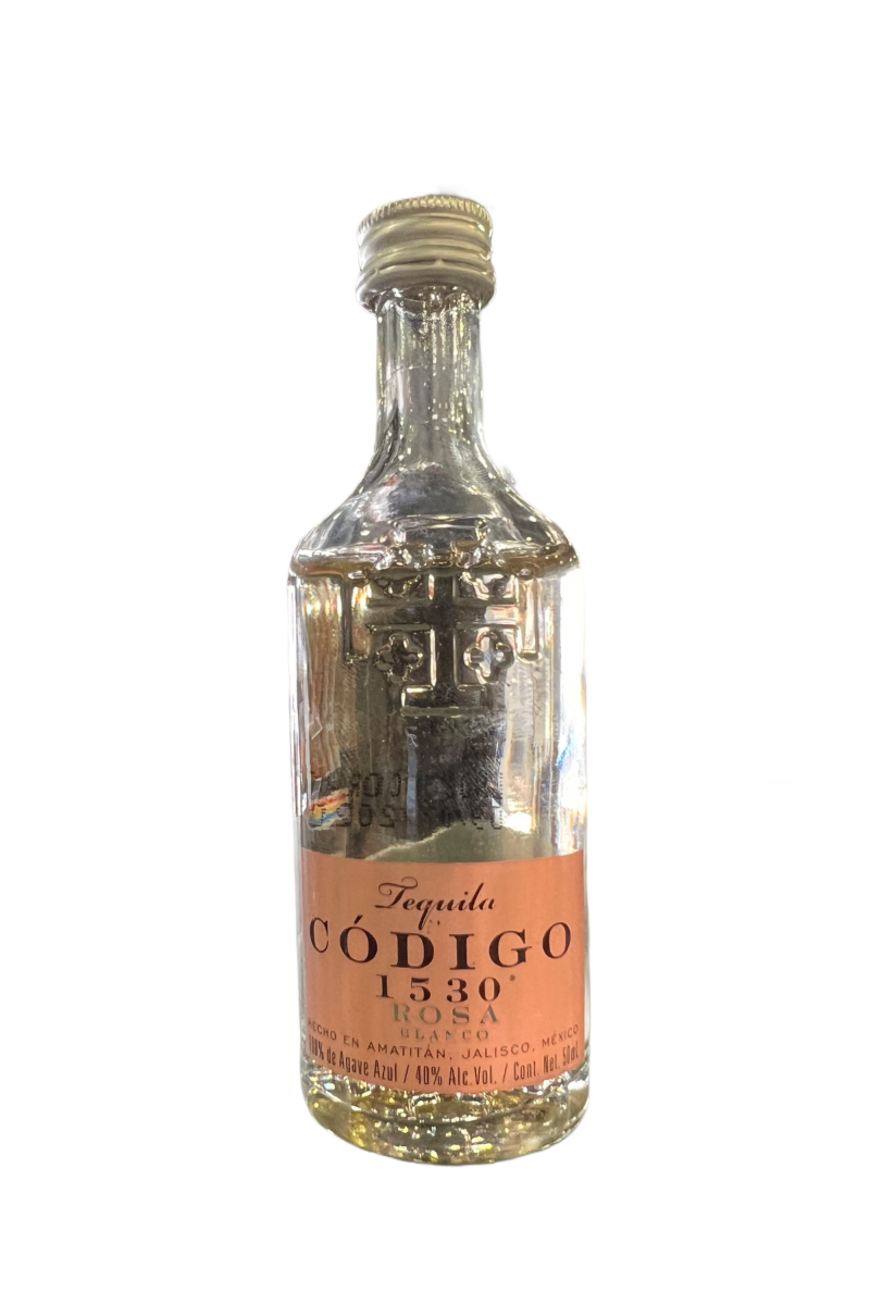 Código 1530 Tequila Rosa Blanco 50ml