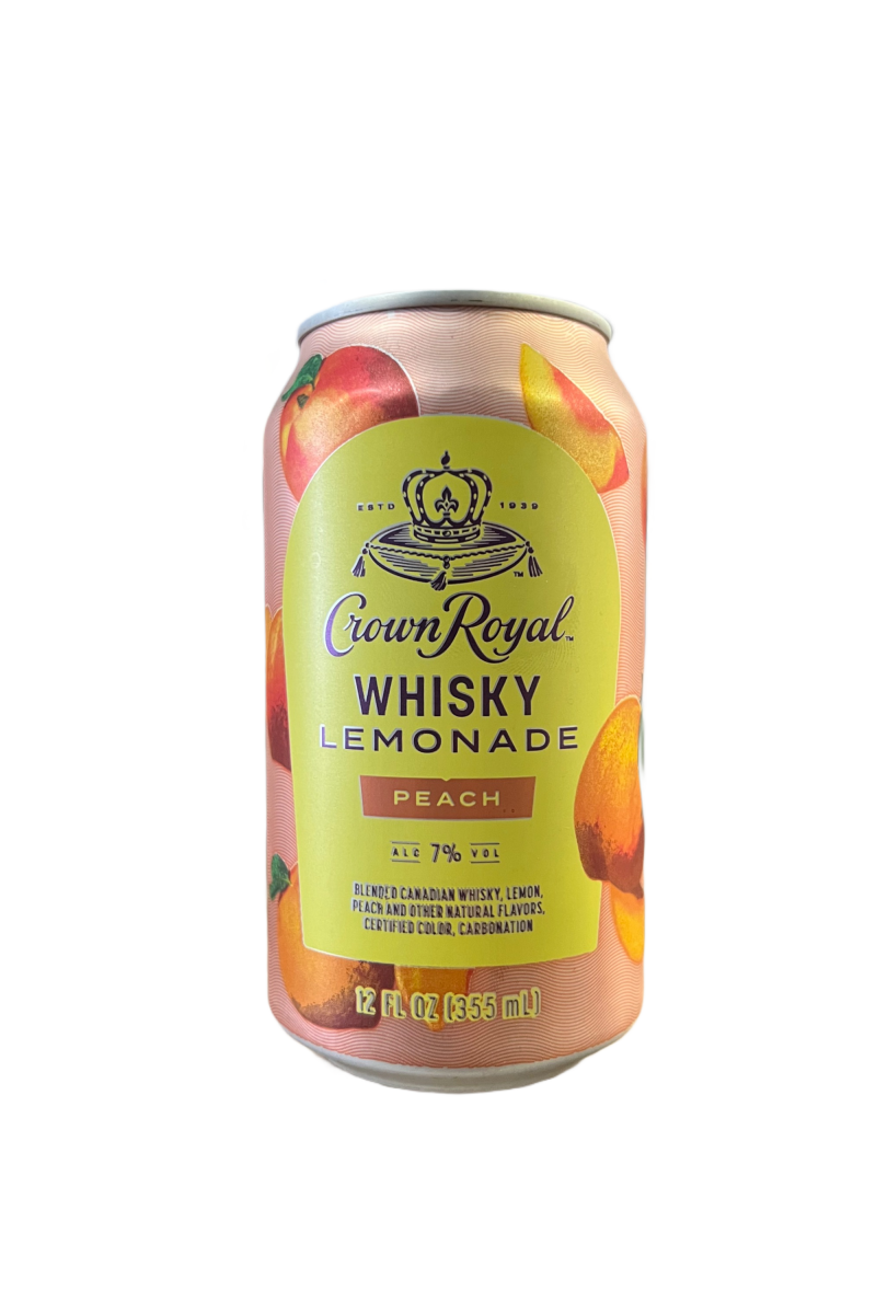 Crown Royal Whisky Lemonade - Peach Can Single 12oz