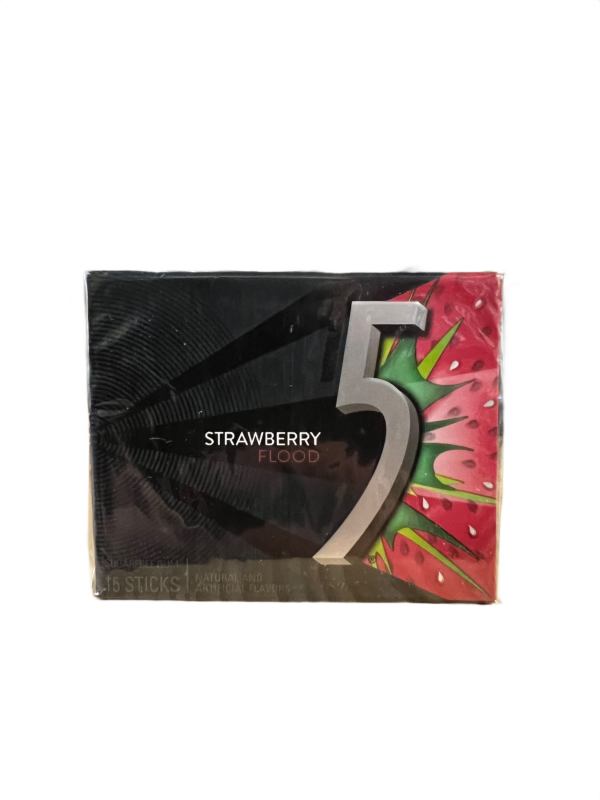 Wrigley's 5 Chewing Gum Strawberry Flood