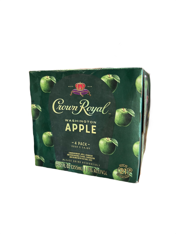 Crown Royal Apple 4 Pack Can 12oz