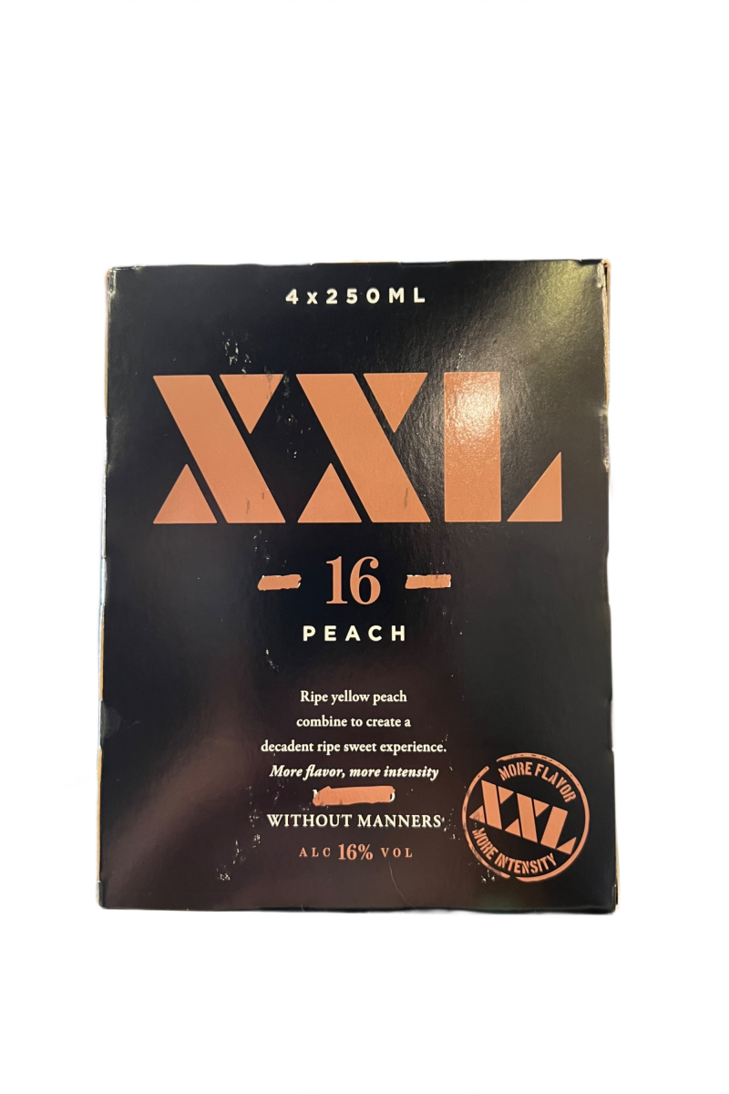 XXL Peach Can 4 Pack 8oz