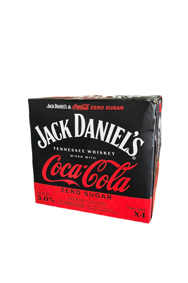 Jack Daniel's Coca Cola Zero Sugar Single Can 12oz