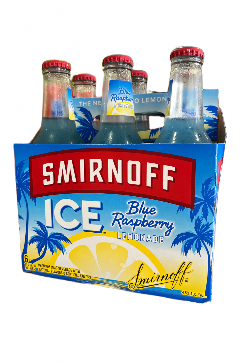 Smirnoff Ice Blue Raspberry Single Bottle 12oz