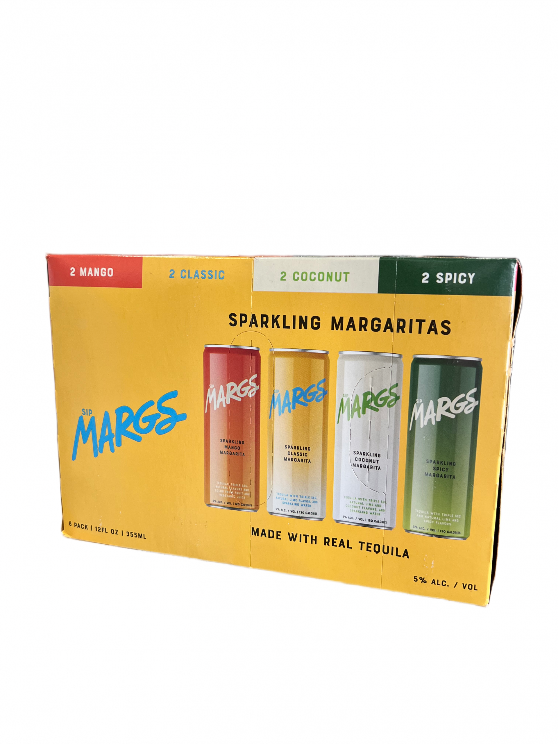Sip Margs Sparkling Variety 8 Pack Can 12oz