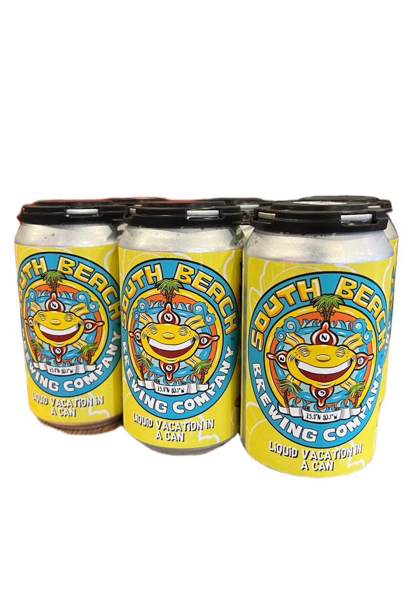 South Beach Brewing Company Sunshine Blonde Ale 6 Pack Can 12oz