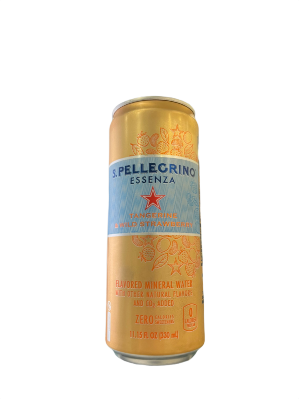 San pellegrino Tangerine & Wild Strawberry Can 11oz