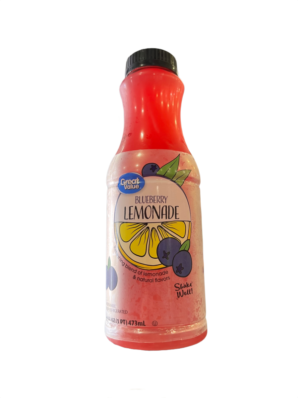 Great Value Blueberry Lemonade 16oz