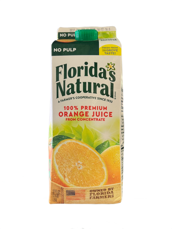 Floridas Natural 100% Orange Juice 52oz