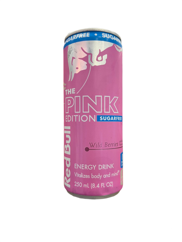 Redbull Energy Drink Sugar Free Pink Edition Wild Berries 8.4oz