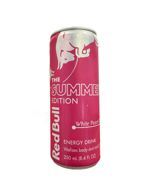 Redbull Energy Drink Summer Edition White Peach 8.4oz