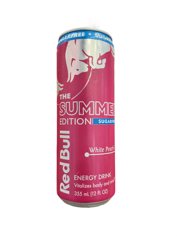 Redbull Energy Drink White Peach Zero Sugar 12oz