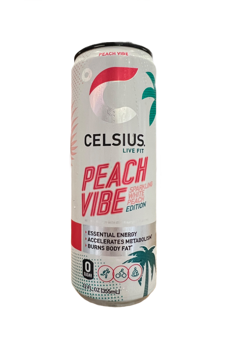 Celsius Sparkling (12oz) Peach Vibe