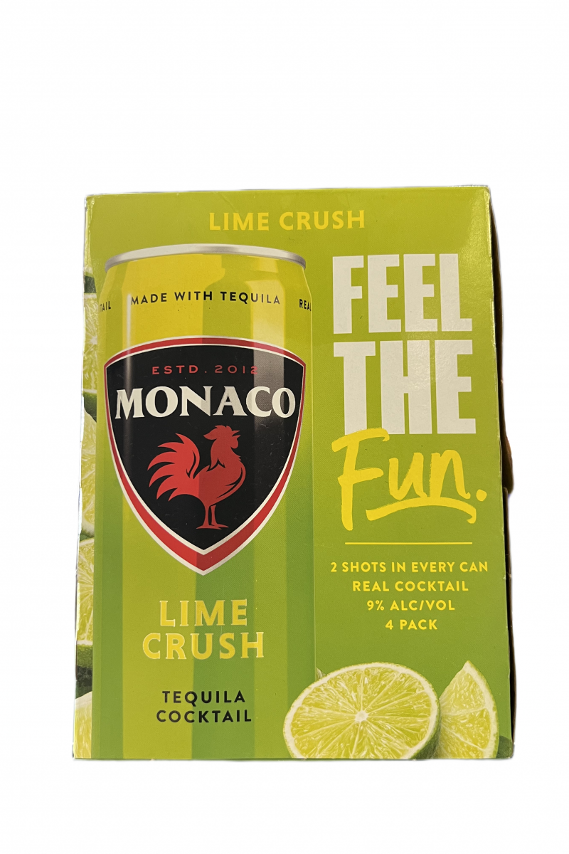 Monaco Lime Crush 4 Pack Can 12oz