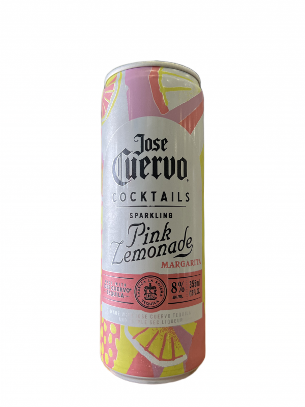 Jose Cuervo Sparkling Cocktails Pink Lemonade Single 12oz