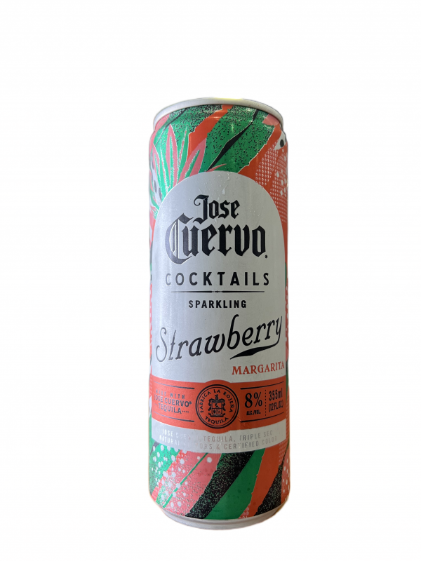 Jose Cuervo Sparkling Cocktails Strawberry Single 12oz