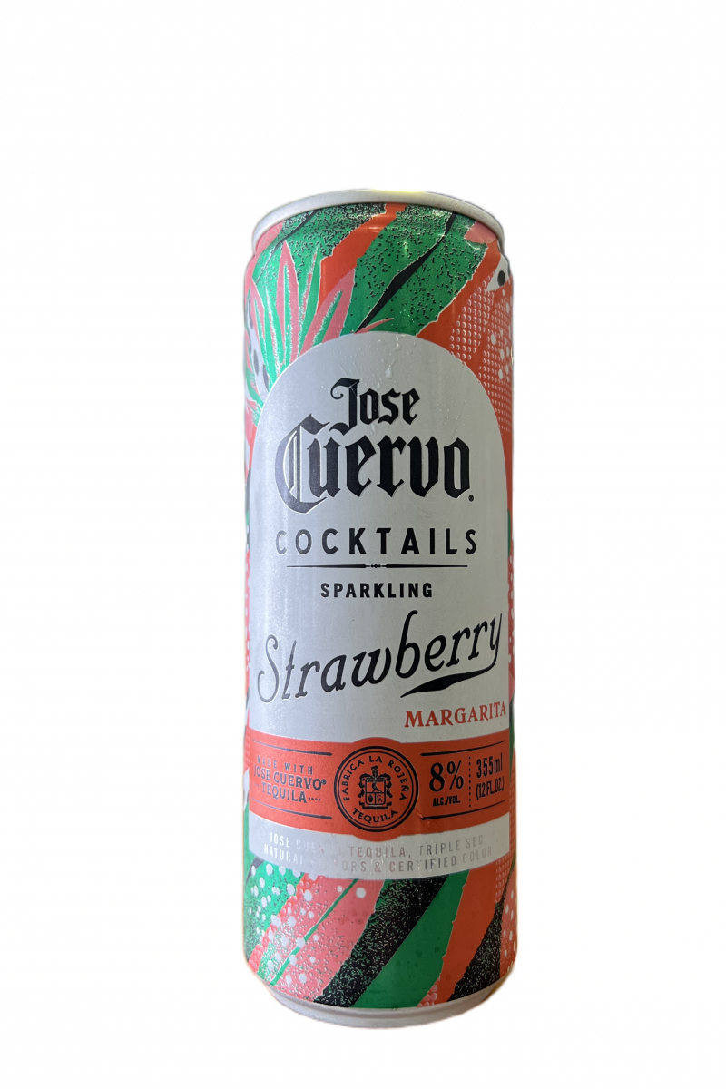 Jose Cuervo Sparkling Cocktails Strawberry Single 12oz