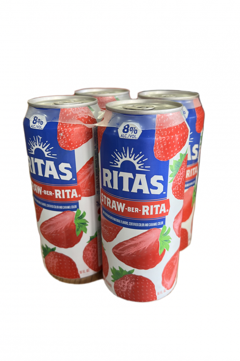 Ritas Can Strawberry 4 Pack 16oz
