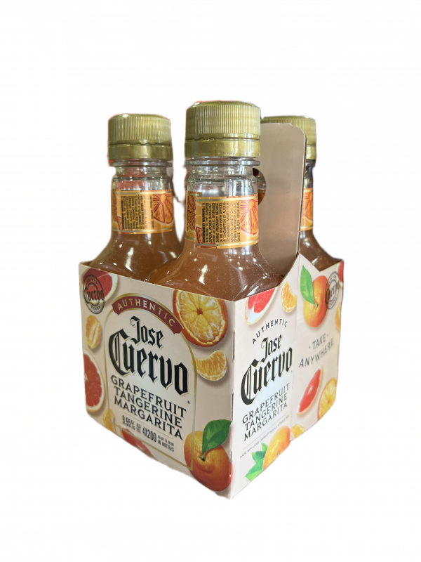 Jose Cuervo Margarita Grapefruit Tangerine 4 Pack (200ml)