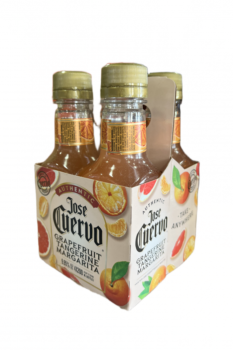 Jose Cuervo Margarita Grapefruit Tangerine 4 Pack (200ml)