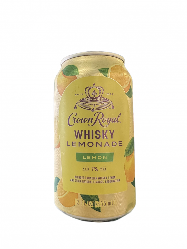 Crown Royal Whisky Lemonade Lemon Can Single 12oz