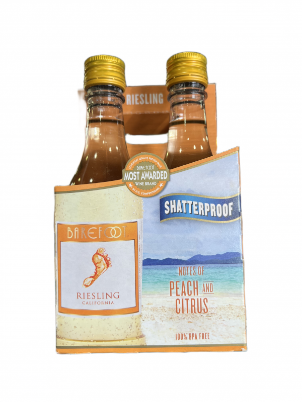 Barefoot Riesling 4 Pack 187ml