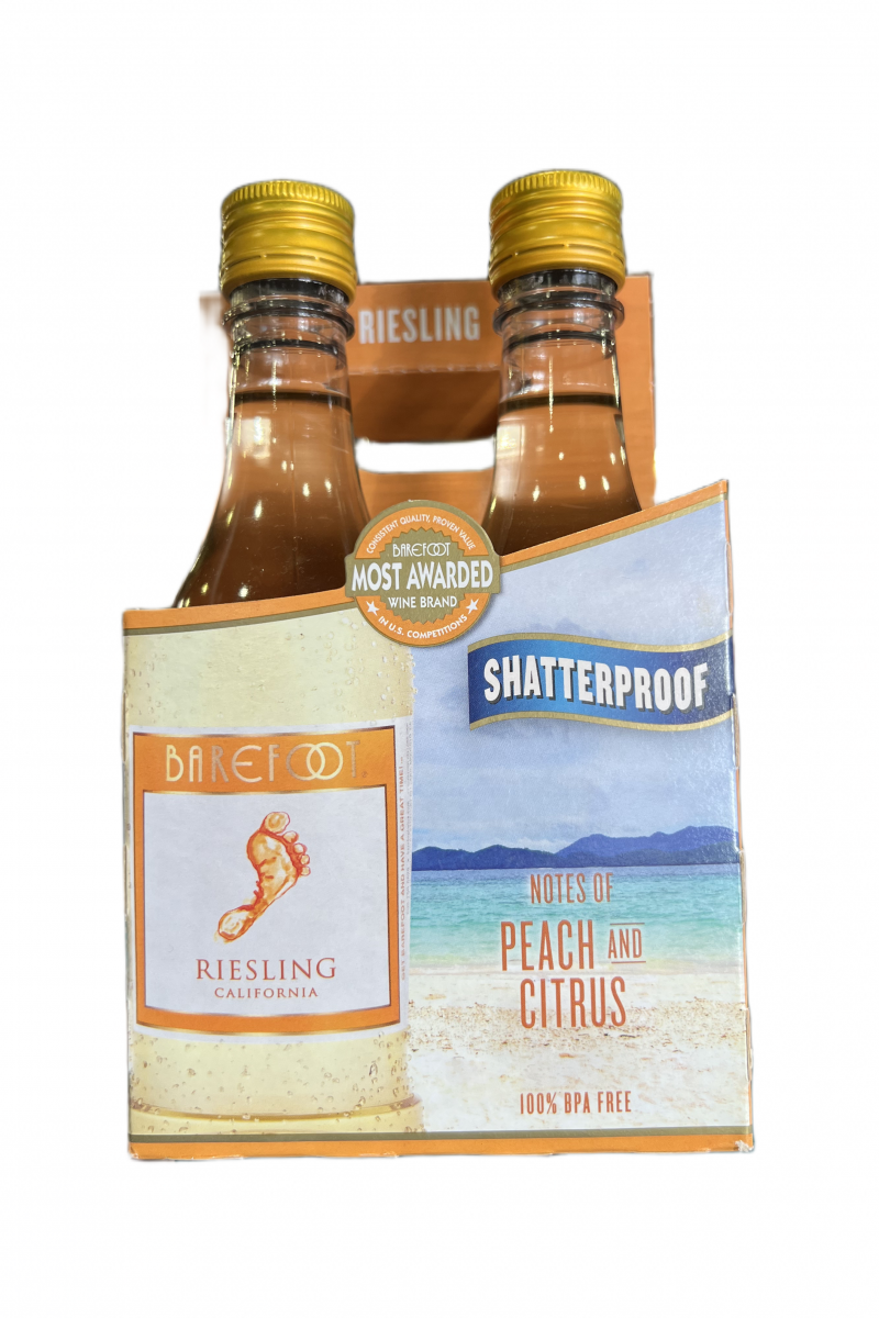 Barefoot Riesling 4 Pack 187ml