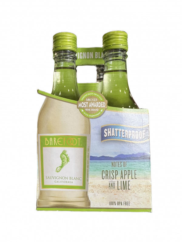 Barefoot Sauvignon Blanc 4 Pack 187ml